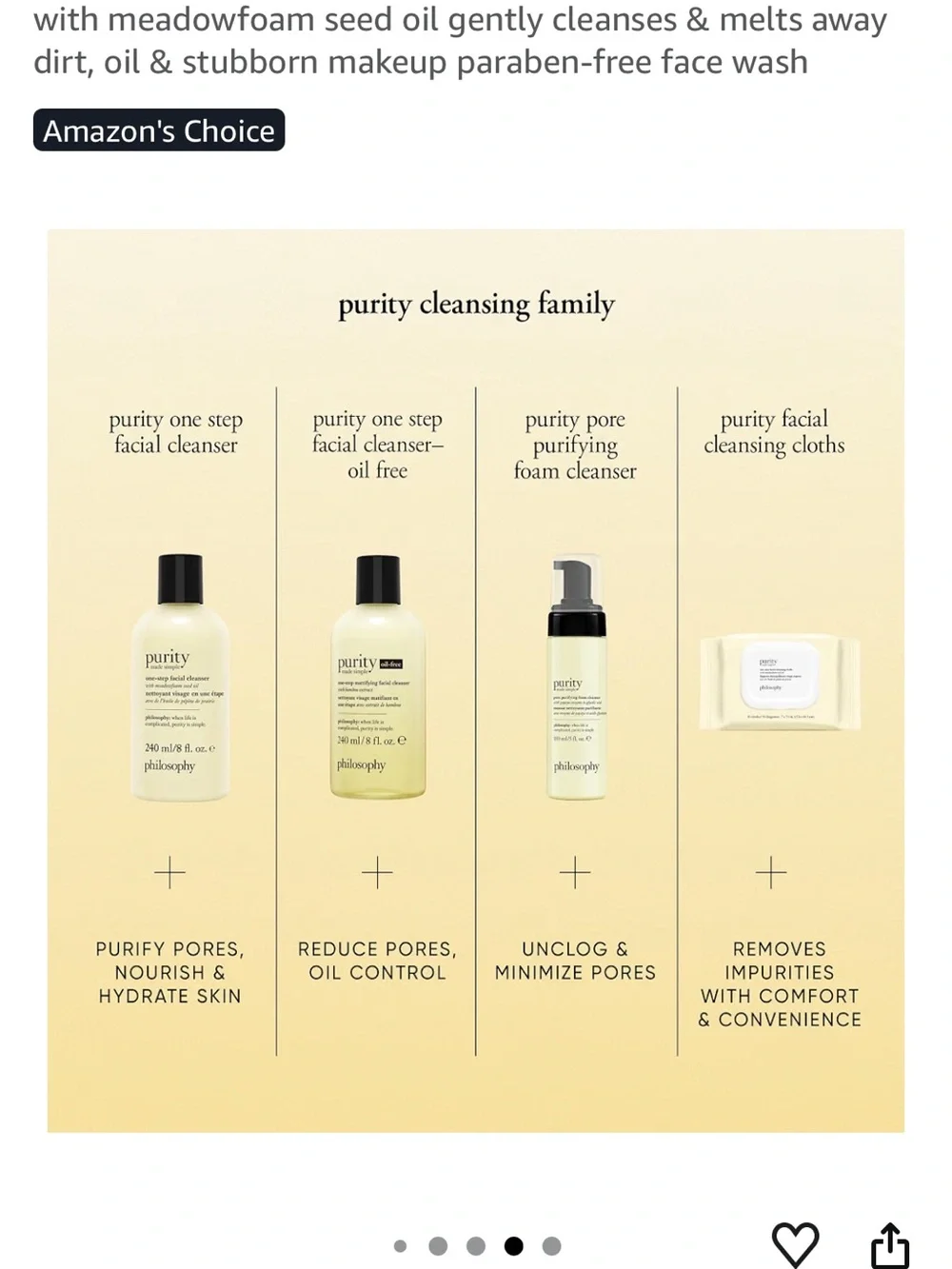 Philosophy Purity One-Step Facial Cleanser - Cream